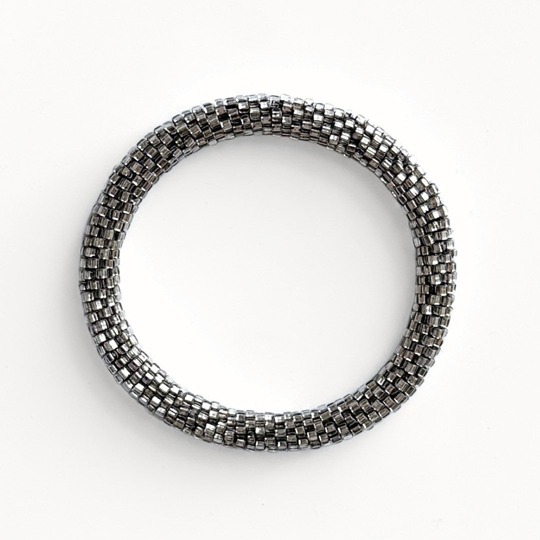 Bracelet népalais #64 (silver)