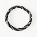 Bracelet népalais #9 (noir et argent)