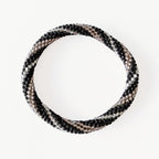 Bracelet népalais #9 (noir et argent)