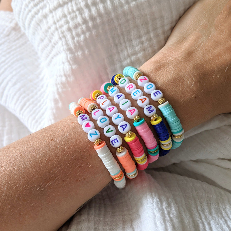 Bracelet Little Words - summer edition (à personnaliser)