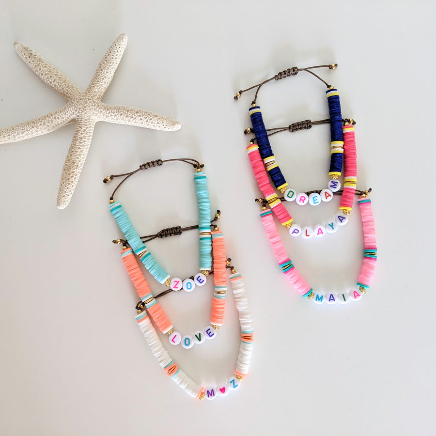 Bracelet Little Words - summer edition (à personnaliser)