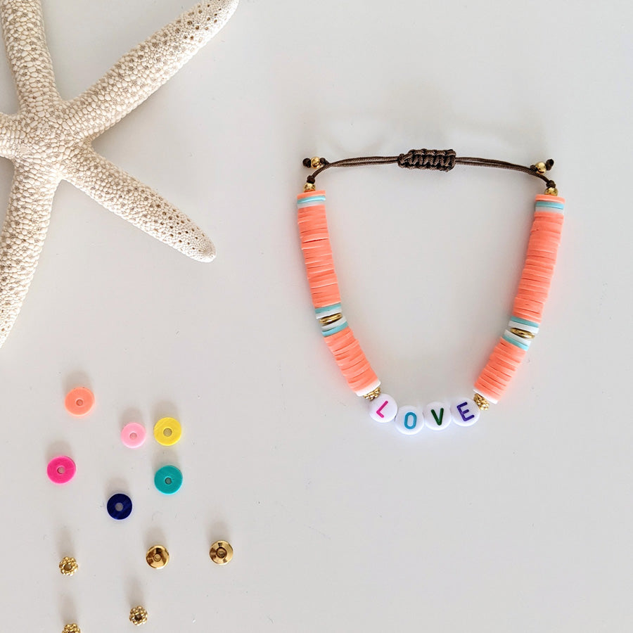 Bracelet Little Words - summer edition (à personnaliser)
