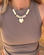 Collier Isla - crème
