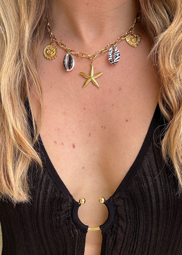 Collier Tallulah - zèbre