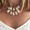Collier Cauri (perles miyiku ou chaîne plaqué or)