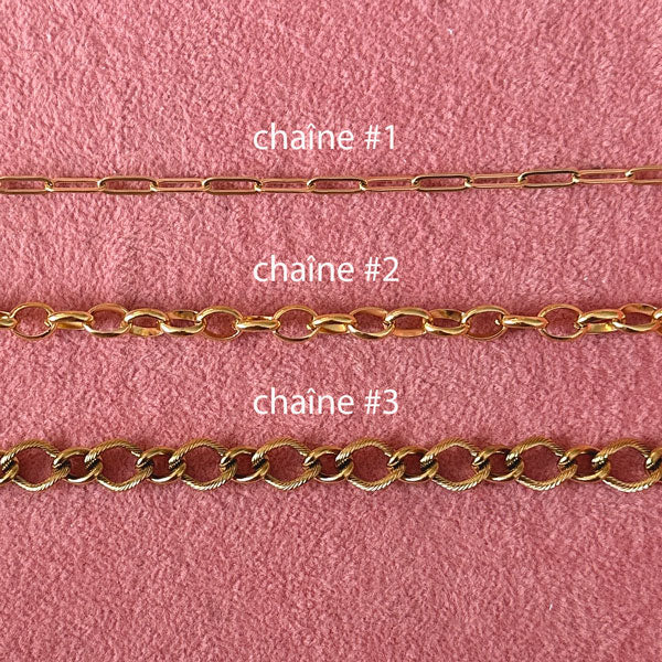 Collier Manihi (chaîne au choix)