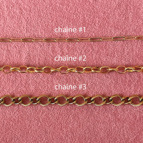 Bracelet Antalya (chaîne au choix)