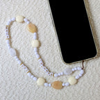Bracelet de téléphone - Sweet Sugar - Cream (à personnaliser)