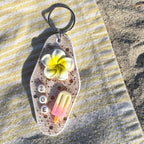 Porte-clés grigri blanc (à personnaliser)
