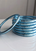 Jonc bouddhiste - ice blue