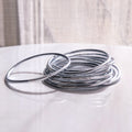 Jonc bouddhiste - fin silver