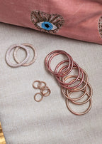 Jonc bouddhiste - rose gold