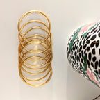 Jonc bouddhiste - fin light gold