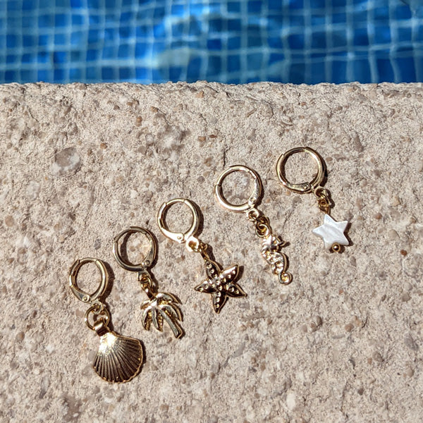 Boucle d'oreille Mini Hoops Summer Vibes (adult and kid)