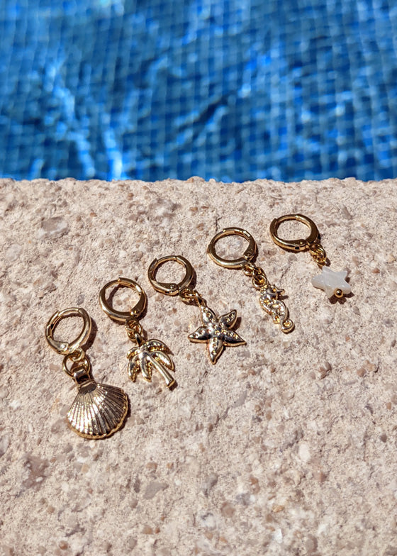 Boucle d'oreille Mini Hoops Summer Vibes (adult and kid)