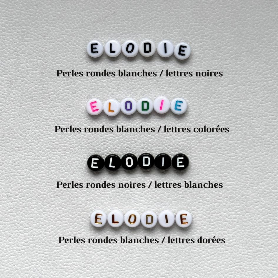 Porte-clés grigri noir (à personnaliser)