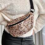 Sac banane à sequins Taylor - champagne