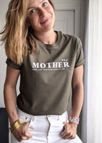 T-shirt Mother - kaki (à personnaliser)